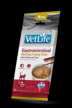 Farmina Фарміна кет кремові ласощі VET LIFE CAT GASTROINTESTINAL CREAMY TREAT CHICKEN & TUNA 60 гр, 4x15 гр 193734/08989 фото