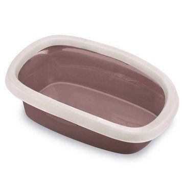Туалет для кішок Stefanplast Sprint 20, 39 x 58 x 17 см, Коричнево-рожевий 96596/5966 фото