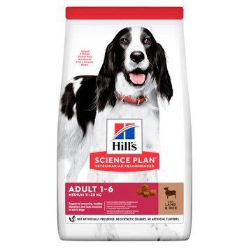 HILL'S SCIENCE PLAN Adult Medium Сухий Корм для Собак з Ягням і Рисом - 2,5 кг 604276 фото