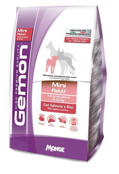 GEMON DOG Mini Adult лосось з рисом - 3 кг 70386067 фото