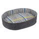 Лежак для тварин BronzeDog Comfort Овальний бязь-фетр Сірий XS 30*40*9 см 357211 фото 1
