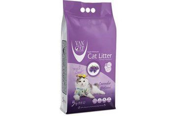 VanCat LAVENDER - грудкує наповнювач для котячого туалету (аромат лаванди) - 5 кг 55448 фото