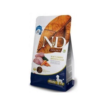 Сухой корм для собак Farmina (Фармина) N&D Brown Lamb, Spirulina & Carrot Adult Mini - 2 кг 177878/41029 фото