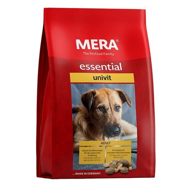 MERA Essential Univit корм для собак с нормальным уровнем активности (смешанная крокета) - 12,5 кг 061450 фото