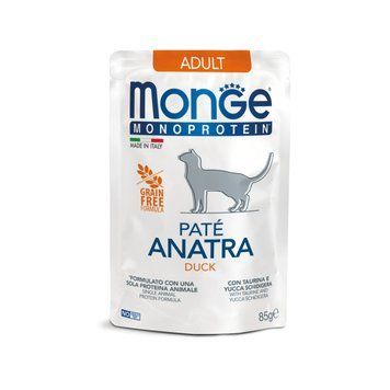 Monge Monoprotein Anatra&nbsp;-&nbsp;паучі для дорослих кішок з качкою-85гр 70013703 фото