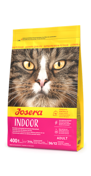 Сухой корм JOSERA Indoor (Naturelle) беззерновой для домашних и стерилизованных кошек 400 г 4032254793922 фото