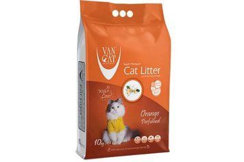 VanCat ORANGE - грудкує наповнювач для котячого туалету (аромат апельсина) - 10 кг 55447 фото