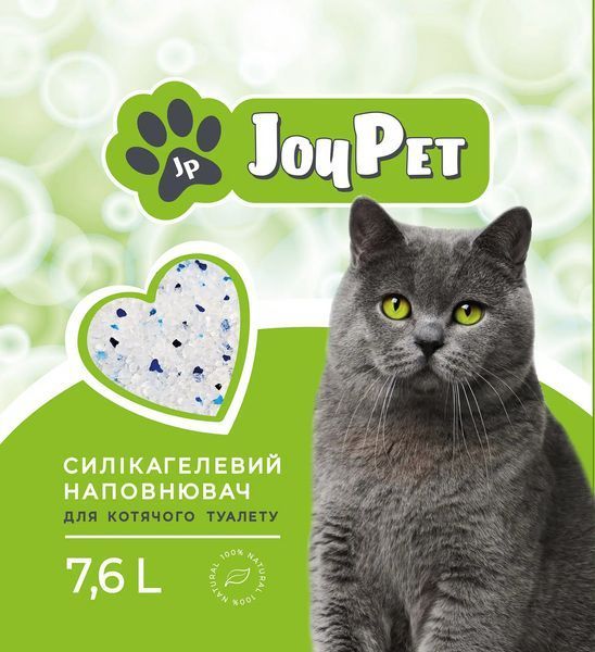 JOYPET Силікагелевий наповнювач для котячого туалету 7,6 л (3,2 кг) 4820277660037 фото