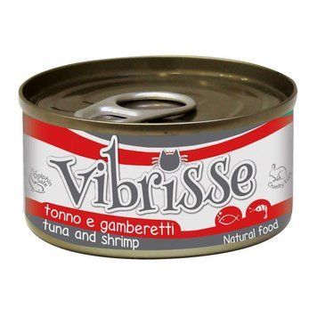 Vibrisse Тунець із креветками в соусі натуральні консерви для котів - 140 г C1018361 фото