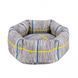 Лежак для тварин BronzeDog Comfort Круглий Сірий L 60 см 1232111 фото 3