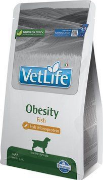Сухой корм Farmina Vet Life Obesity FISH диетическое питание, для снижения лишнего веса, 2 кг 191068/40992 фото
