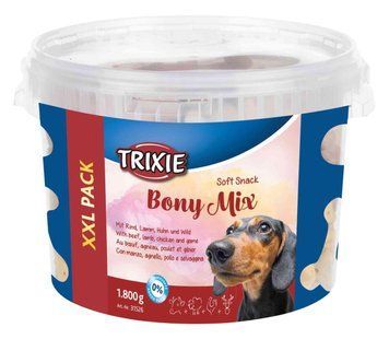Trixie TX-31526 Суміш ласощів "BonyMix" яловичина, ягня, курка, дичина - 1,800 гр TX-31526 фото