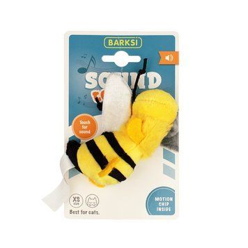 Іграшка для Котів Barksi Sound Toy Бджілка з Датчиком Торкання та Звуковим Чіпом 10 см G70016C / 6189 фото