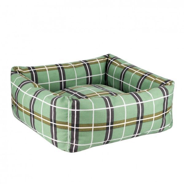 Лежак для тварин BronzeDog Comfort Квадратна Зелений M 55*55 см 1422105 фото