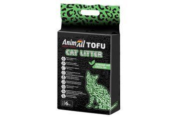 AnimAll TOFU Green tea - ТОФУ Зеленый чай - соевый наполнитель для кошек - 6 л / 2,6 кг 61564 фото