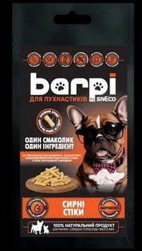 Barpi натуральное лакомство для собак "Сырные стики" 20г 4823095815825 фото