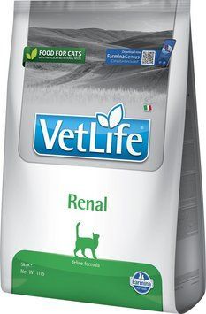 Farmina (Фарміна) VetLife Renal &ndash; Сухий корм-дієта для котів із захворюванням нирок - 5 кг 191072/31884 фото