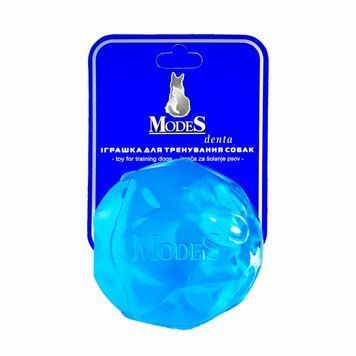 Мяч с пищалкой голубой, размер 6см, игрушка для собак, MODES ЗС000344 фото