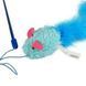 Іграшка для Котів Barksi Feather Mouse Ведмедик на вудці 30 см T67474B фото 3