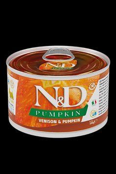 Farmina (Фармина) N&D Grain Free VENISON & PUMPKIN MINI для собак с олениной и тыквой - 140 г 190857/02352 фото