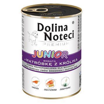 Консерва Dolina Noteci Premium для цуценят з печінкою кролика, 400 гр DN 400 (397) фото