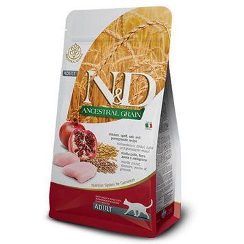 Farmina (Фармина) N&D Low Grain Cat Chicken & Pomegranate Adult - 300гр 156429/21540 фото