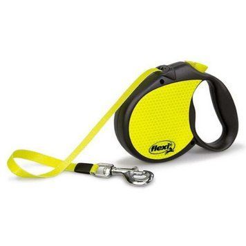 Flexi Standard Neon L поводок-рулетка для крупных собак до 50 кг (лента 5м) черный PNG.256.S NEORE.12 фото