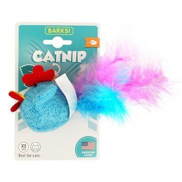 Іграшка для Котів Barksi Catnip Курча із запахом котячої м'яти 15 см K57202A фото