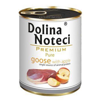 Консерва Dolina Noteci Premium Pure для собак алергіків з гускою та яблуком, 800 гр DN 800 (595) фото