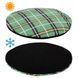 Лежак для тварин BronzeDog Comfort Круглий бязь-фетр Чорний L 55*14 см 368305 фото 2