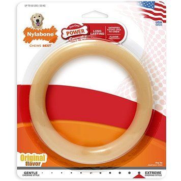 Nylabone Extreme Chew Ring НІЛАБОН КІЛЬЦЕ жувальна іграшка для собак, смак курки L 55204 фото
