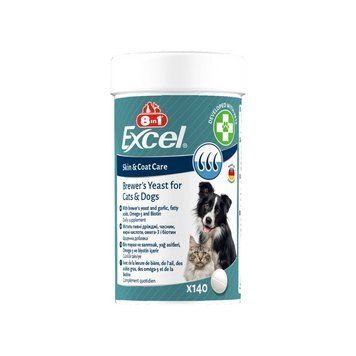 Пивні дріжджі 8in1 Excel &laquo;Brewers Yeast&raquo; 140 таблеток (для шкіри та шерсті) 660469 /109495/661823 фото
