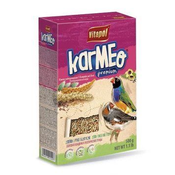 Vitapol KARMEO Premium - преміум корм для зебрових амадин та екзотичних птахів - 0,5 кг 165917 фото