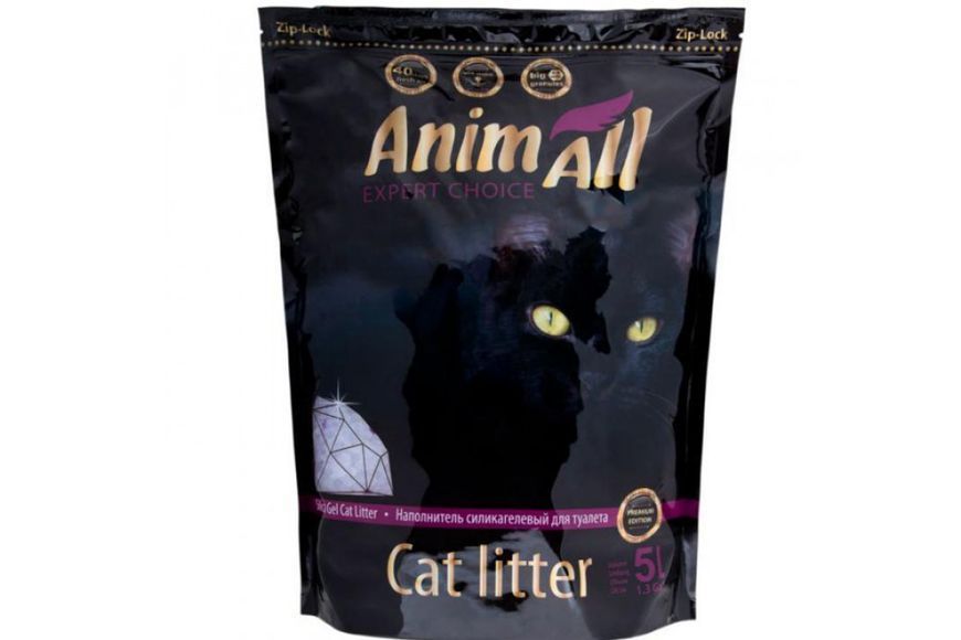AnimAll PREMIUM Expert Choice Amethyst - сілікагелевой наповнювач для кішок - 5 л 42036 фото