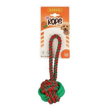 Іграшка Barksi TPR Rope Ball м'ячик на канаті з TPR вставкою 22 см K90714C5 фото