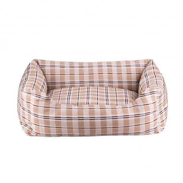 Лежак для тварин BronzeDog Comfort Прямокутний Бежевий М 40*60 см 1022114 фото