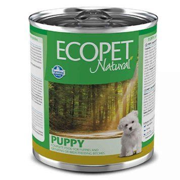 Farmina (Фарміна) Ecopet Natural Puppy Chicken - Консервований корм із куркою для цуценят усіх порід, вагітних собак - 300гр 167510/06039 фото