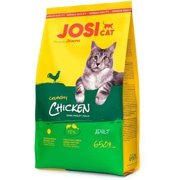 Josera JosiCat Crunchy Chicken з птахом для дорослих кішок 650 г 4032254776017 фото