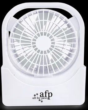 Вентилятор з кріпленням для собак з вбудованим термометром та зарядкою від USB, AFP 8184, 17 x 14 x 5 см 8184 фото