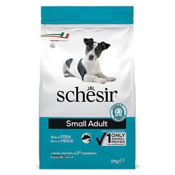 Schesir Dog Small Adult Fish ШЕЗИР ВЗРОСЛЫЙ МАЛЫХ РЫБА сухой монопротеиновый корм для собак малых пород-2кг ШСВМР2 фото