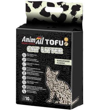 AnimAll TOFU Classic - ТОФУ Классик - соевый наполнитель для кошек - 10 л / 4,6 кг 179890 фото