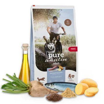 MERA PURE SENSITIVE FRESH MEAT DOG ADULT HERING & KARTOFFEL для собак з оселедцем та картоплею 12,5 кг 057350 фото