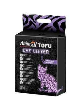 AnimAll TOFU Lavender - ТОФУ Лаванда - соевый наполнитель для кошек - 10 л / 4,6 кг 158202 фото