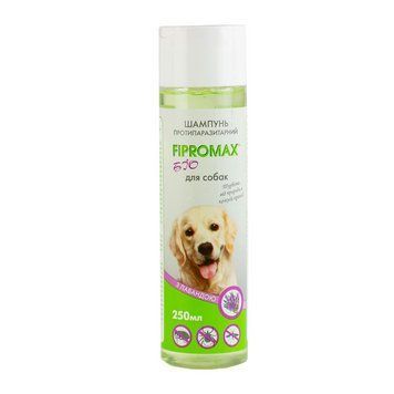 Fipromax BIO Шампунь протипаразитарний для собак середніх та великих порід з лавандою 250 мл FB-018 фото
