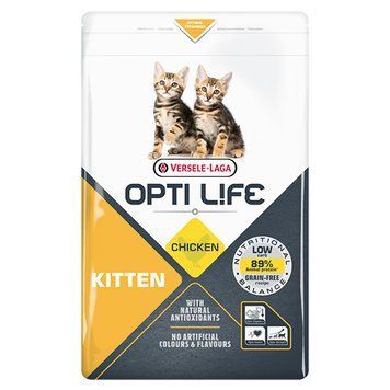 Opti Life Kitten ОПТІ ЛАЙФ ДЛЯ КОШЕНЯТ беззерновий сухий суперпреміум корм для кошенят 1 кг 413081 фото