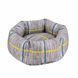 Лежак для тварин BronzeDog Comfort Круглий Сірий М 45 см 1222111 фото 1
