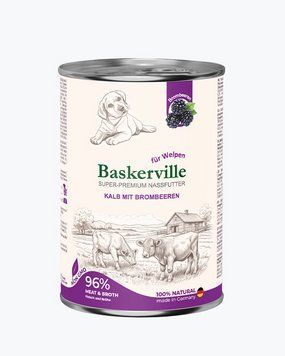 Baskerville Телятина с ожиною для цуценят-400гр 21556 фото