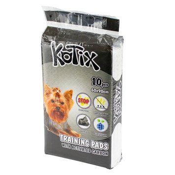 Пеленки для собак Kotix Premium, с активированным углем 60*90 см 10 шт/уп Kot-7945/PM609010CA фото