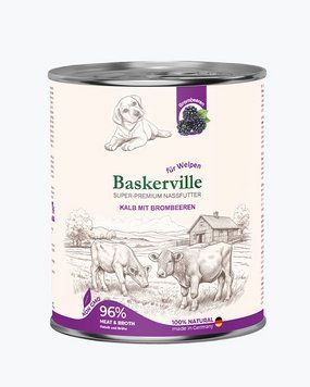 Baskerville Телятина с ожиною для цуценят-800гр 21557 фото