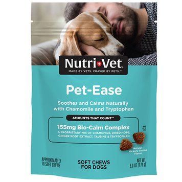 Nutri-Vet Pet-Ease Soft Chews НУТРІ-ВІТ АНТИ-СТРЕСС заспокійливий засіб для собак, м'які жувальні таблетки-170гр 90974 фото